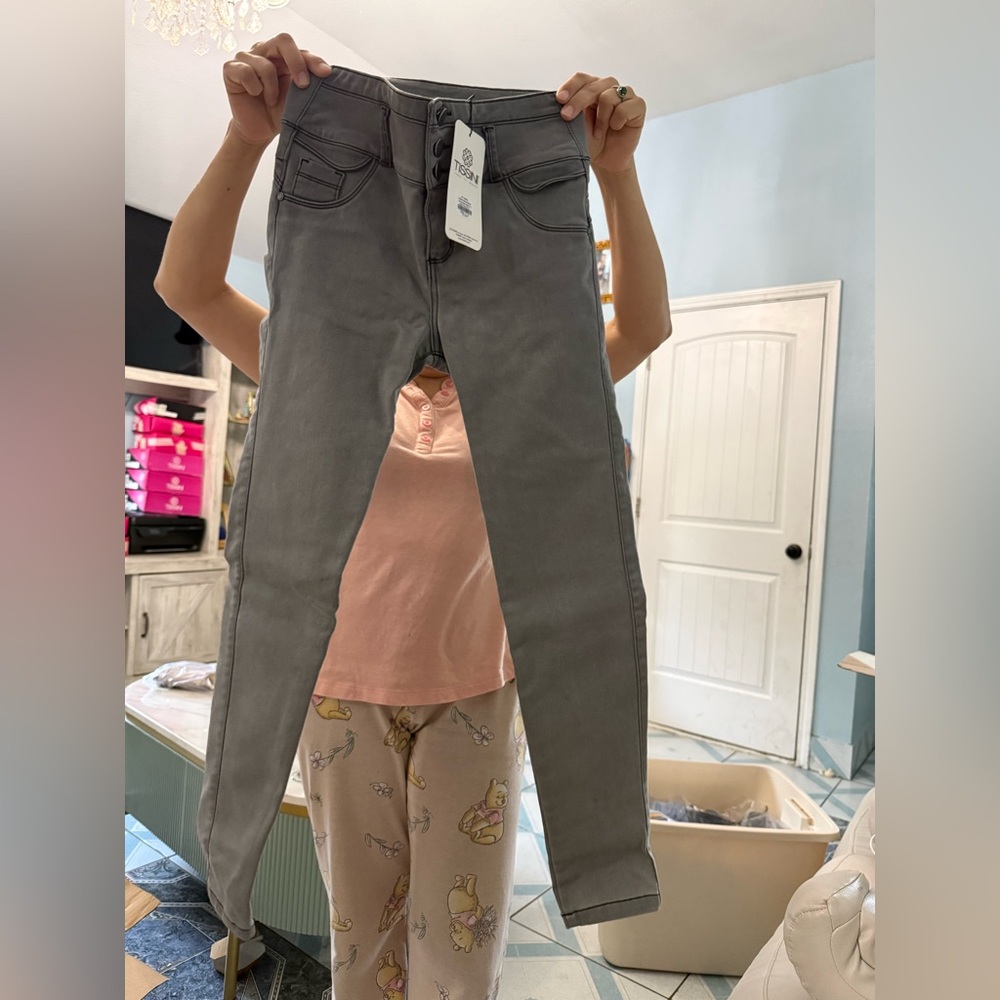 Gray Kids Jeans